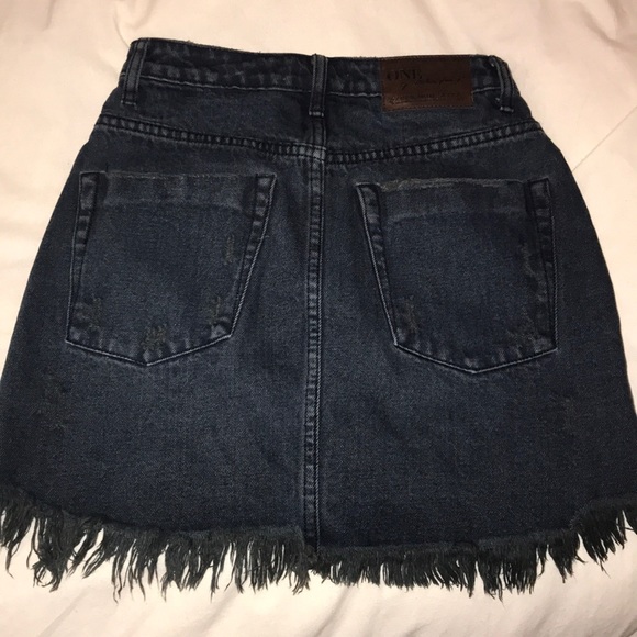 NWOT One Teaspoon Fox Black 2020 Mini Skirt - Picture 4 of 6